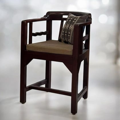 The Minimalist Polished Teak Wood  Chair ( each)