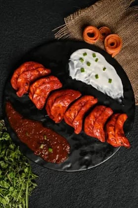 Chicken Tandoori Momos [6 Pcs]