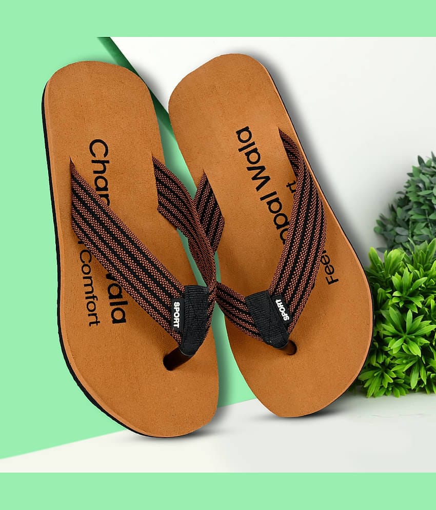 Chappal Wala Tan Men's Daily Slipper