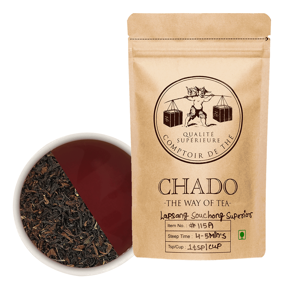 Lapsang Souchong Superior Smoky Black Tea-15 Pyramid Tea Bags