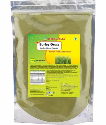 Herbal Hills Barley Grass Powder 500 Gm Pack of 1