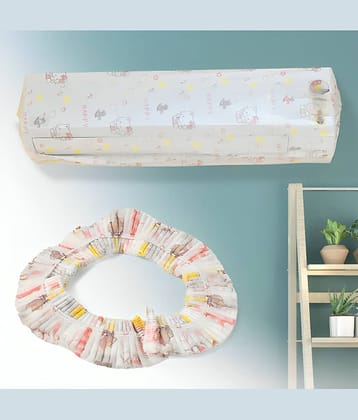 dust n shine Single Polyester Multi AC Cover for Split AC