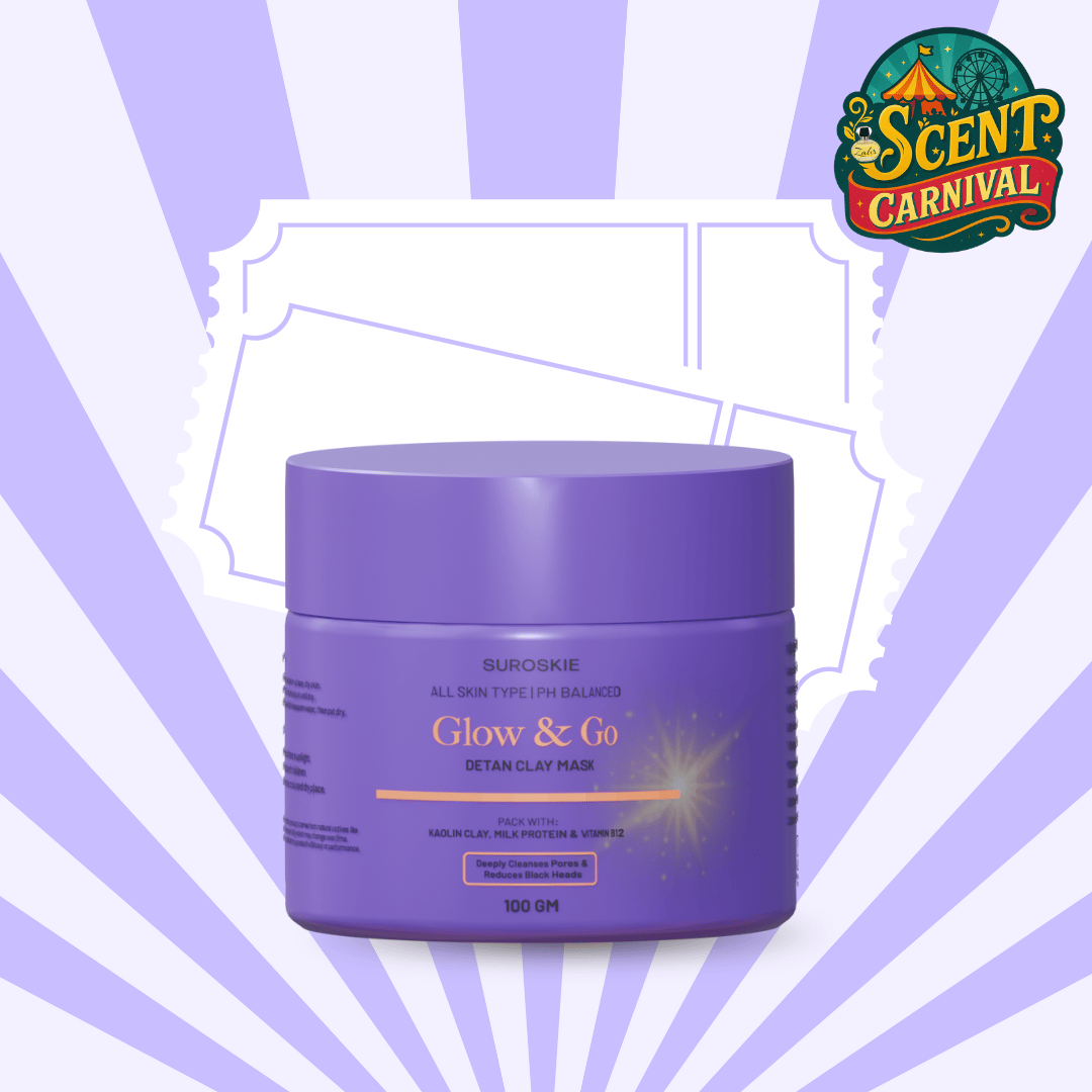Glow and Go De-tan Clay Mask (100GM)