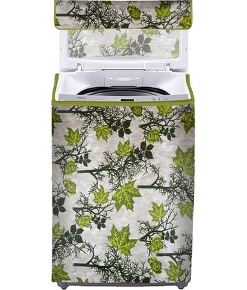 E-Retailer Single Polyester Black Washing Machine Cover for Universal 7 kg Top Load