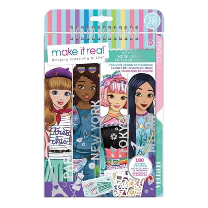 Make It Real- Fashion Design Sketchbook: City Style