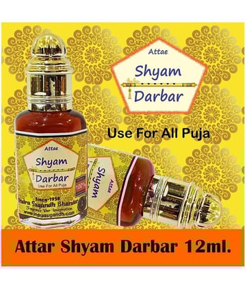 INDRA SUGANDH BHANDAR - Shyam Darbar Pure Perfume Attar For Men & Women 12ml Pack Of 1