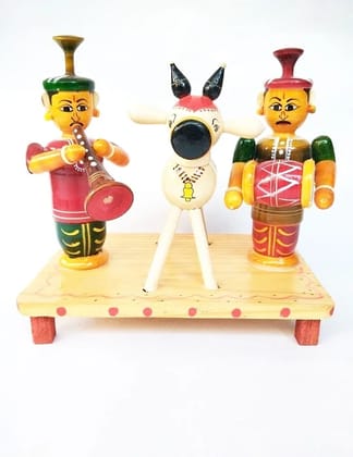 Handcrafted Sri Vijaya Bandhimambha Wooden Elephant