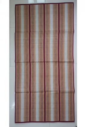 Eco Friendly Yoga Mat by Sandhya Mat Unit Made from Cotton and Madurkathi Natural Grass Fiber 3 6 Square Feet