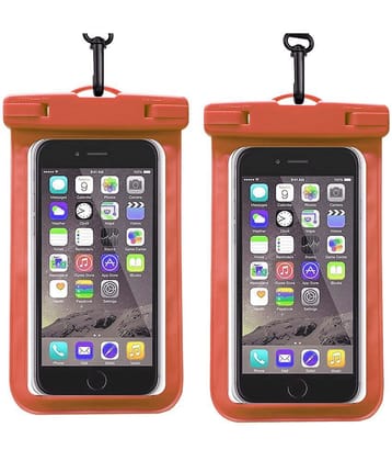 Sb Grand All 7 Inch Mobile Plastic Orange Pouch - Orange