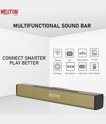 NEUTON PRO ROMEO BAR 40 W Bluetooth Speaker Bluetooth v5.0 with USB,Aux,SD card Slot Playback Time 5 hrs Black