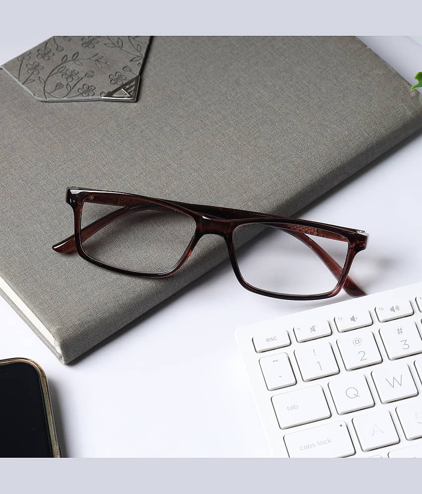 Hexxa Rectangle Full Rim Reading Glasses