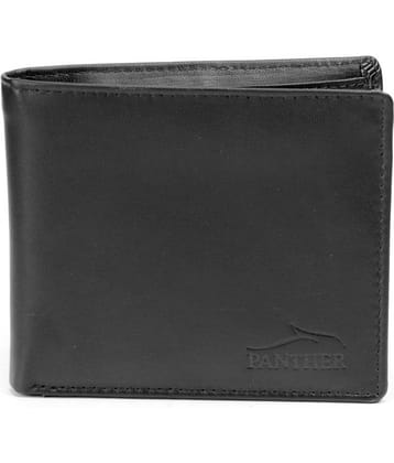 Panther - Black Leather Men's Regular Wallet ( Pack of 1 )