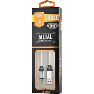 MTR ACM-1 1 m Micro USB Cable (Compatible with MOBILE, Tablets, White, One Cable)