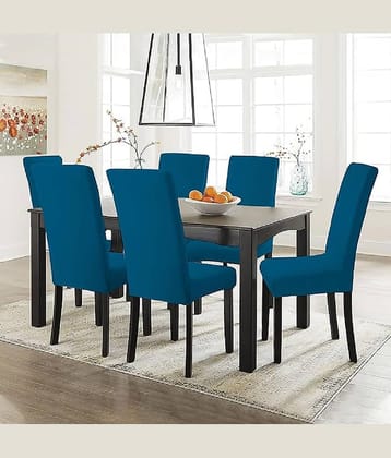 Mahaluxmi Creations 1 Seater Polyester Chair Cover ( Pack of 6 )