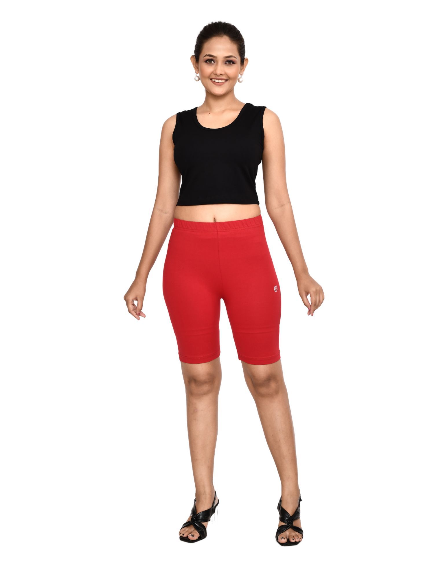 051AFR 4Cats Jumbo Size Royal Cycling Shorts - Maroon