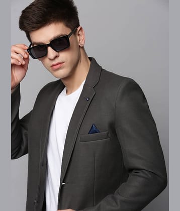 Showoff Cotton Men's Blazer - Grey ( Pack of 1 )