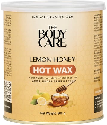 The Body Care Lemon Honey Hot Wax, 800gm, (Pack of 2)