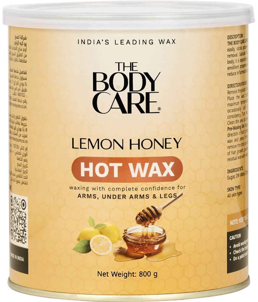 The Body Care Lemon Honey Hot Wax, 800gm, (Pack of 2)