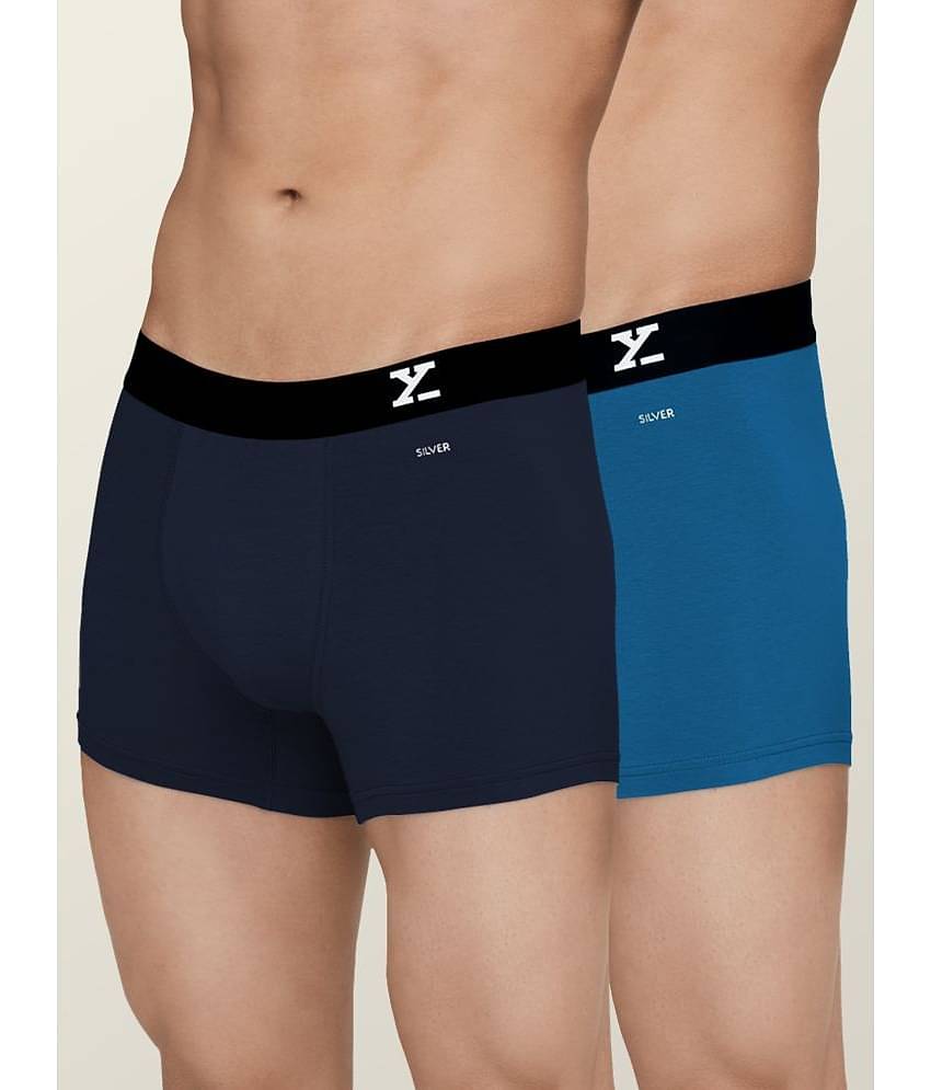 XYXX Pack of 2 Cotton Trunks For Men's ( Multicolor )