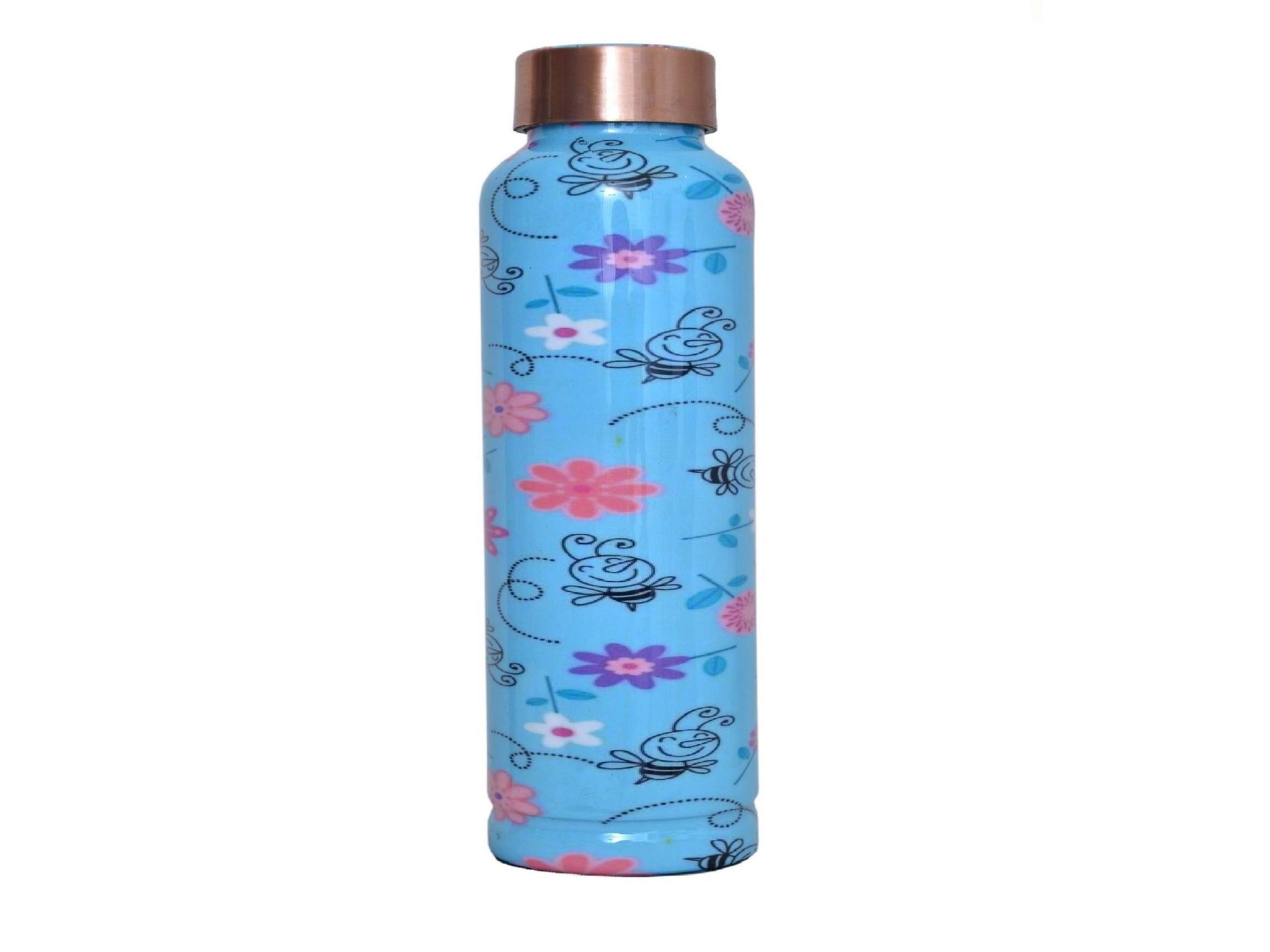 Imago Oreo Blue Flower Copper Bottle 1L