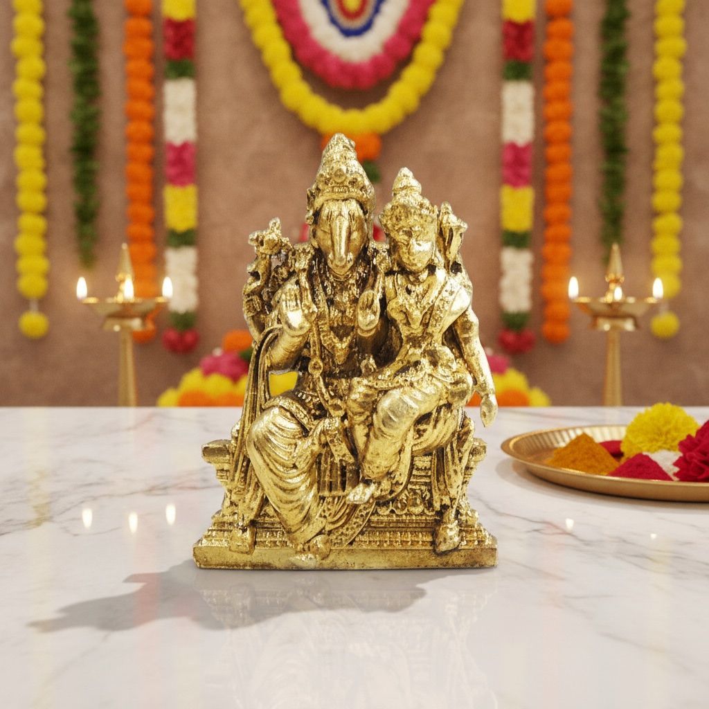 Mini Brass Varaha Laxmi Idol Statue for Gifting, Height : 1.5 Inch (BSMAS1931 C) - Pooja Needs | Buy online on ZillyBuy