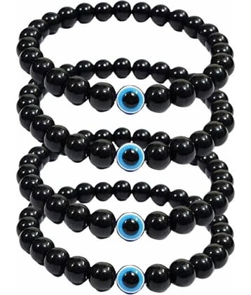 Style Wind Black Bracelet ( Pack of 4 )