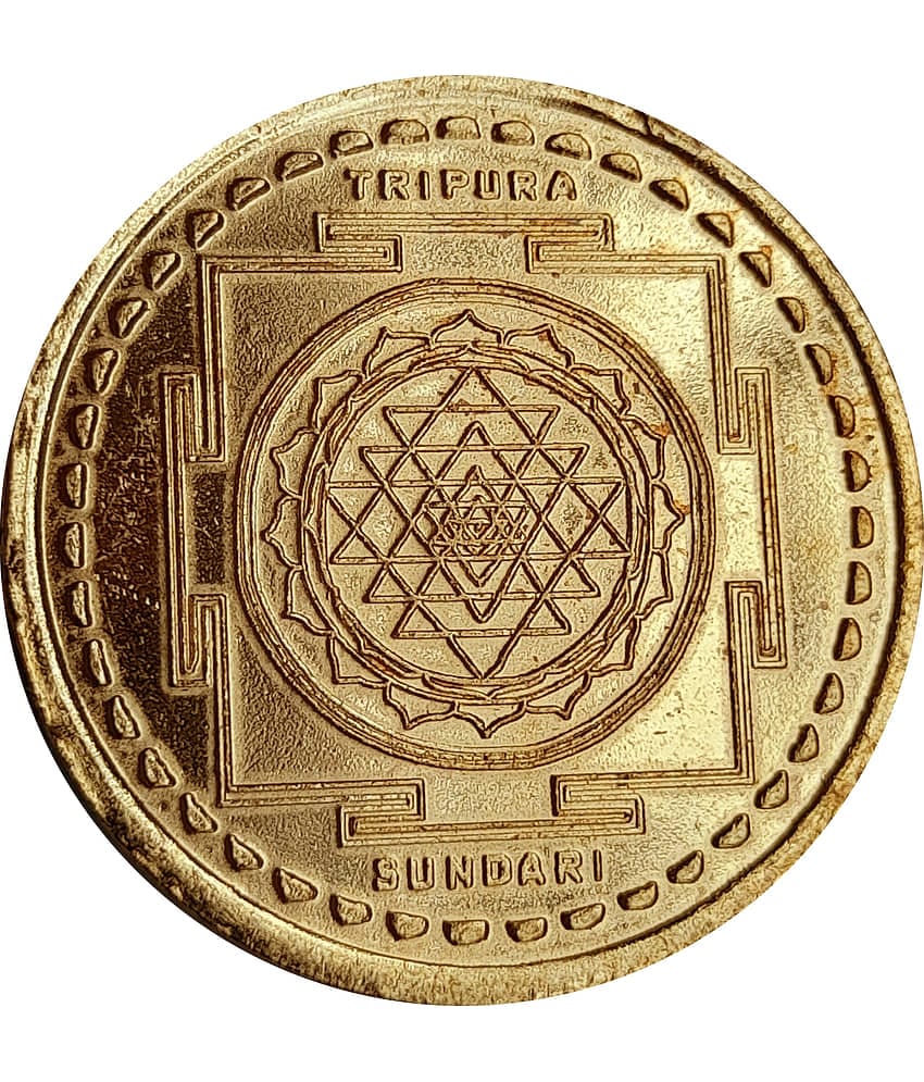 Sri Bakthi Today Tripura Sundari Yantra Das Mahavidya Copper Coin