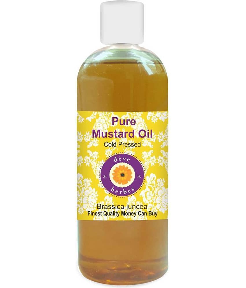 Deve Herbes Pure Mustard (Brassica juncea) Carrier Oil 200 mL