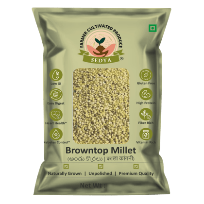 Sedya Two Millet Combo Browntop & Pearl Millet 2x500g