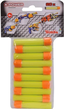 SIMBA X-Power Refill Foam Darts Pack Darts & Plastic Bullets  (Green)