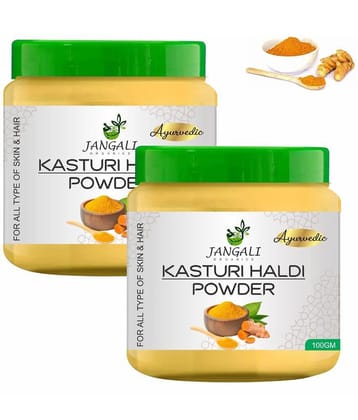 PURE JANGALI ORGANICS 100% Natural Wild Turmeric Powder (Kasturi Manjal Amba Haldi 200GM