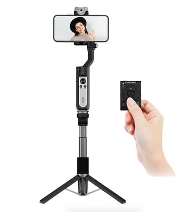 (Refurbished) Hohem RS01 - 3 in 1 Selfie Stick Extendable Stable Tripod with Remote Control