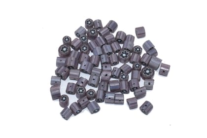 Chevron Glass  beads, 6-layer glass chevron beads, Venetian chevron, trade bead Venetian, African trade bead, vintage Murano glass beads , BWSRON-069-Per Packet of 340 Pieces (100 Gram) / 5X8 MM