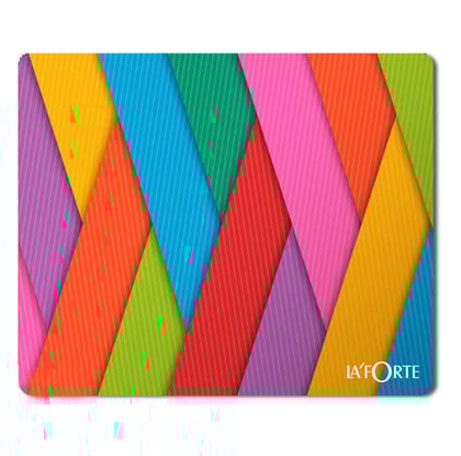 Flixx Computer Laptop Non-Slip Rubber Mousepad (3 mm )-Rainbow