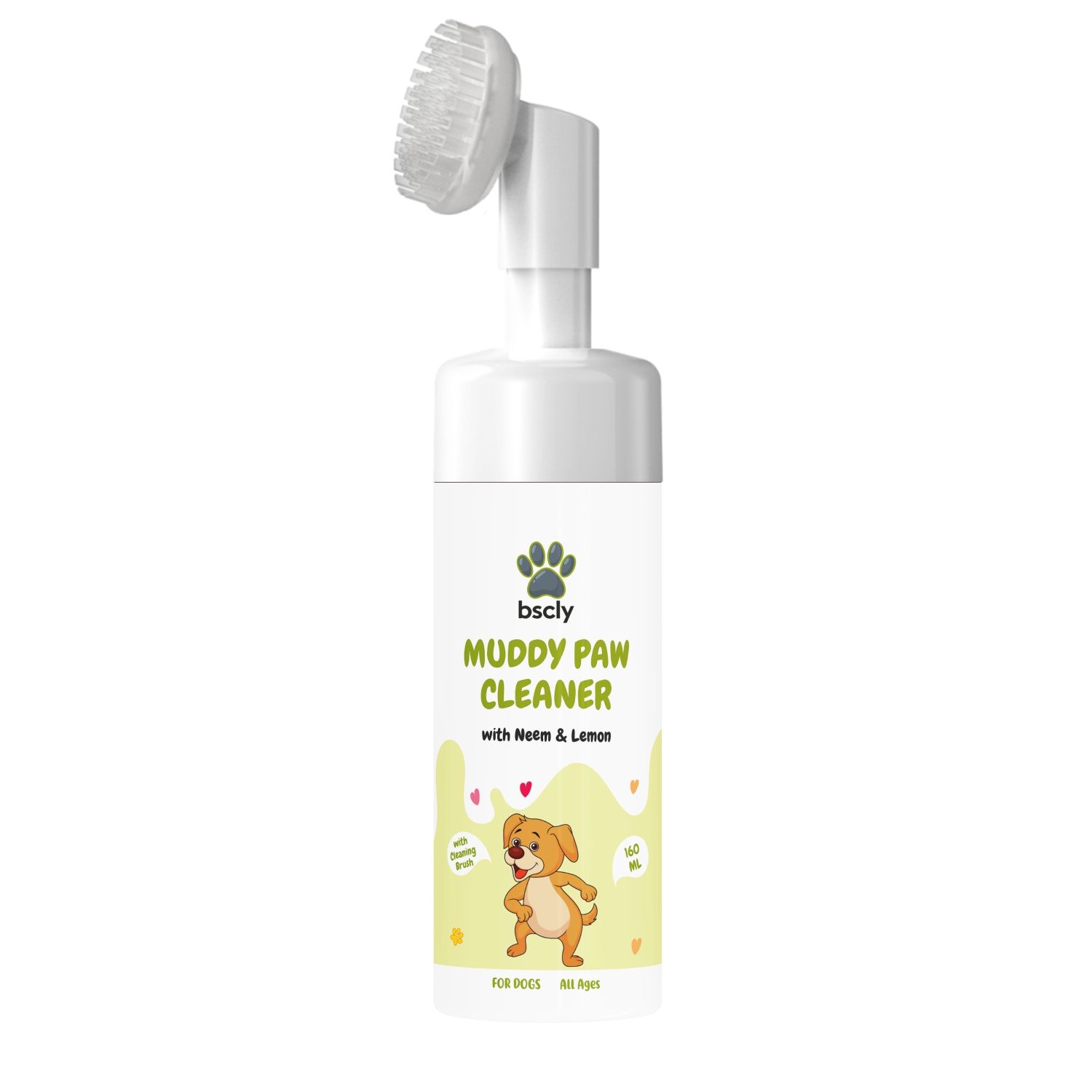 Bscly Paw Cleaner Neem & Lemon Extracts, 160 ml
