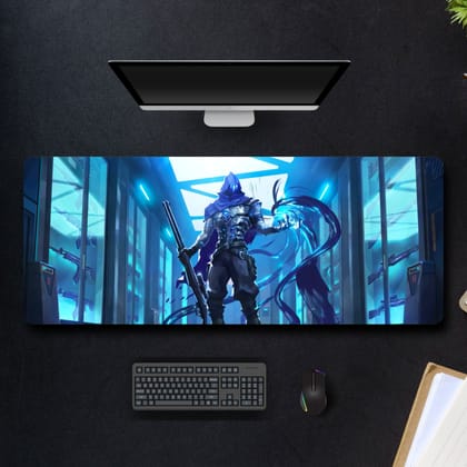 Valorant Omen Mouse Pad (31 X 12 Inches) - Gaming Mouse Pad | Rubber Base Desk Mat