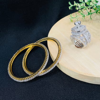 Ad bangles with Maharani Ring Combo-2.4