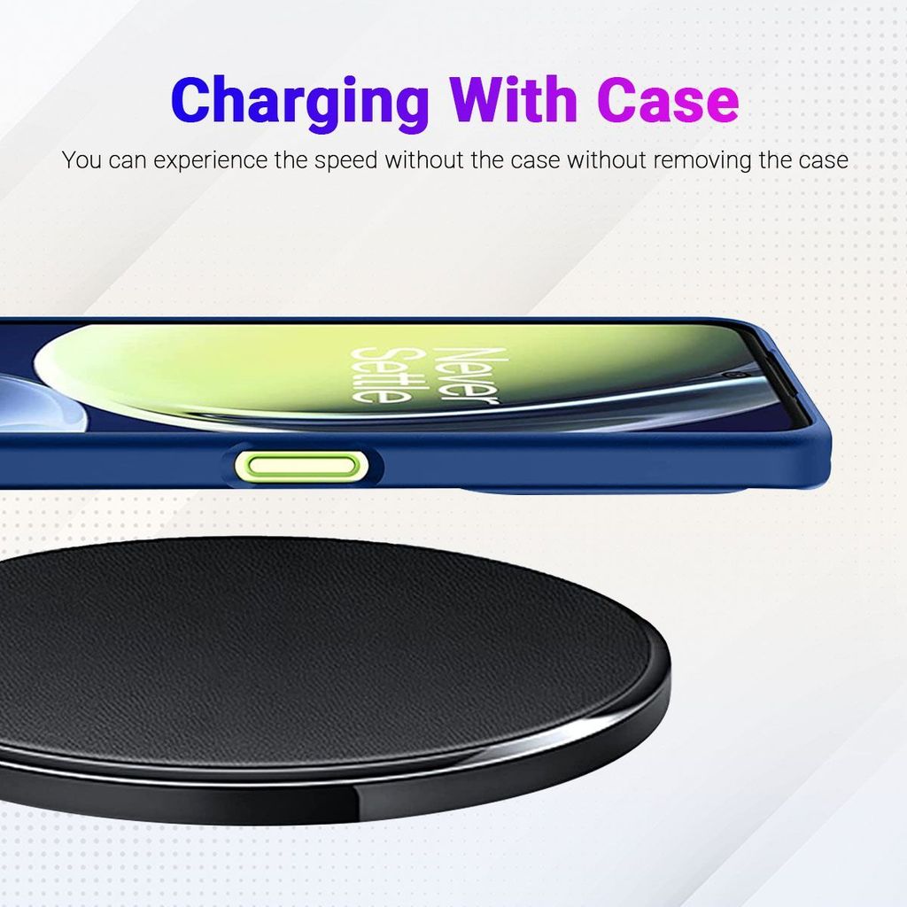 LIRAMARK Liquid Silicone Soft Back Cover Case for OnePlus Nord CE 3 Lite 5G / 1+Nord CE 3 Lite 5G