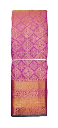 SREE KUMARAN Women's Kanchipuram Silk Pure Pattu Sarees With Blouse