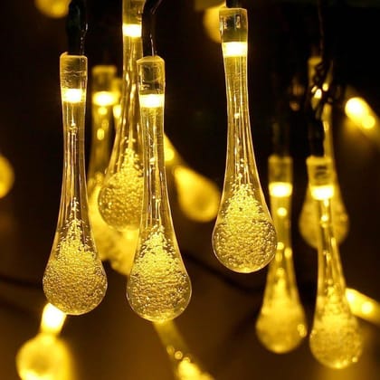 GLOWSERIE Elegant Water-Drop Shape LED String Lights