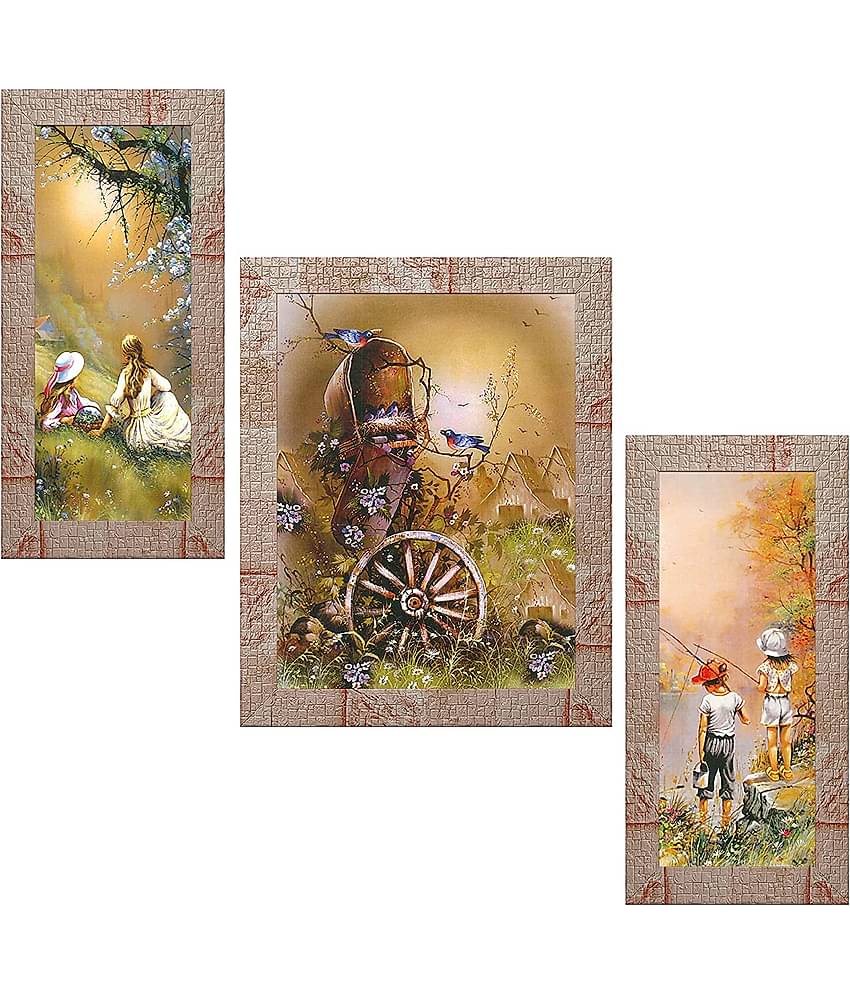 Indianara - Vintage Painting With Frame