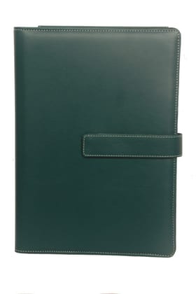 Sukeshcraft Dak File Folder with Belt 2tone Green
