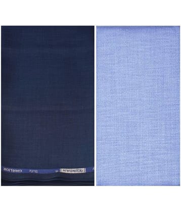 KUNDAN SULZ GWALIOR Multi Cotton Blend Unstitched Shirts & Trousers