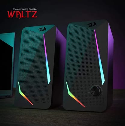(Refurbished) Redragon Waltz GS510 - RGB 2.0 Channel Gaming Wired Desktop Speakers