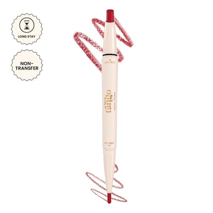 Two To Tango Lip Liner + Lipstick-Red Magic