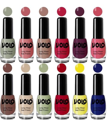 VOLO Best Affordable FullYear Collection Nail Polish Combo 12 Pcs Multi Glossy 60 mL