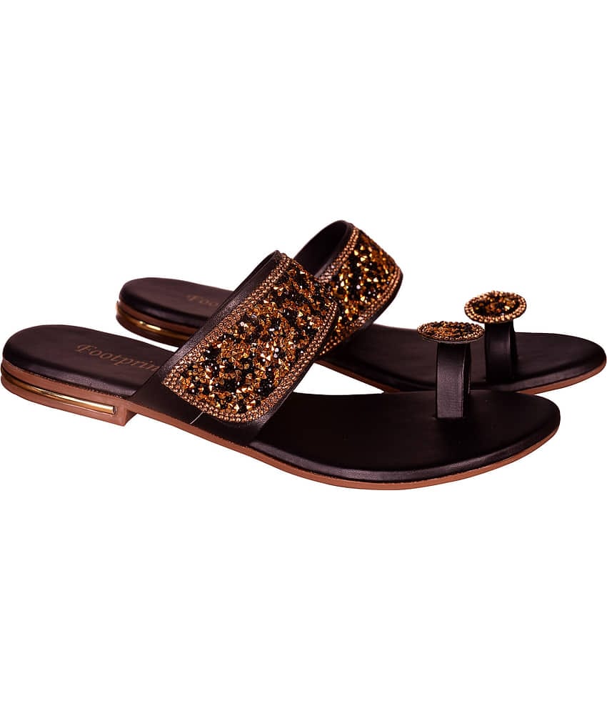 Footprints - Black Women's Flats