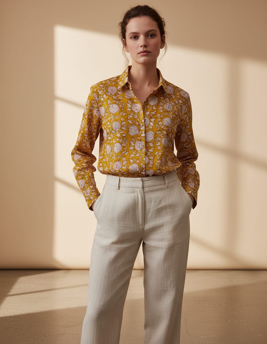 COTTON SHIRT FOR WOMEN Rajasthani Traditional