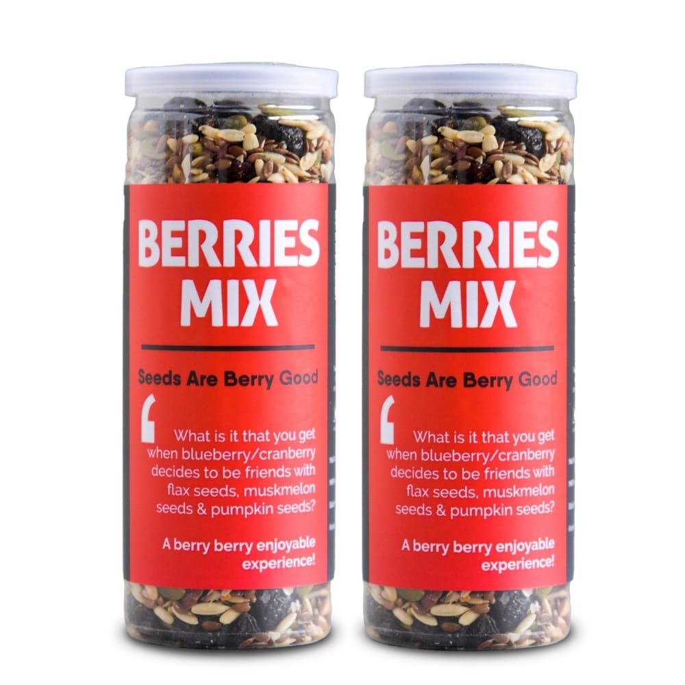 Omay Foods Berries Mix, 180 gm Jar (Pack of 2) - Trail Mix