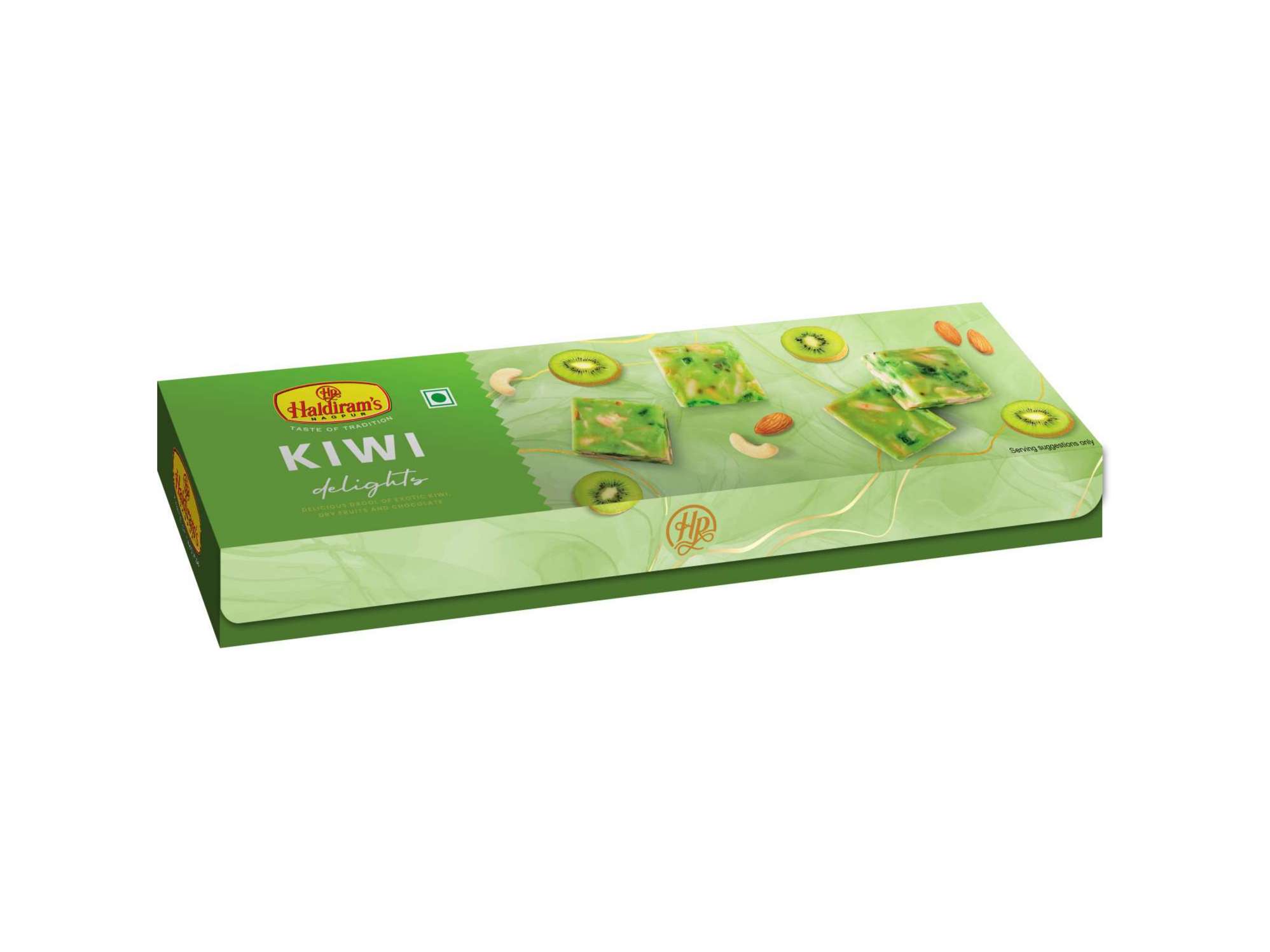Haldiram's Kiwi Delights Packed Sweets - 125 Gm - Pack of 2